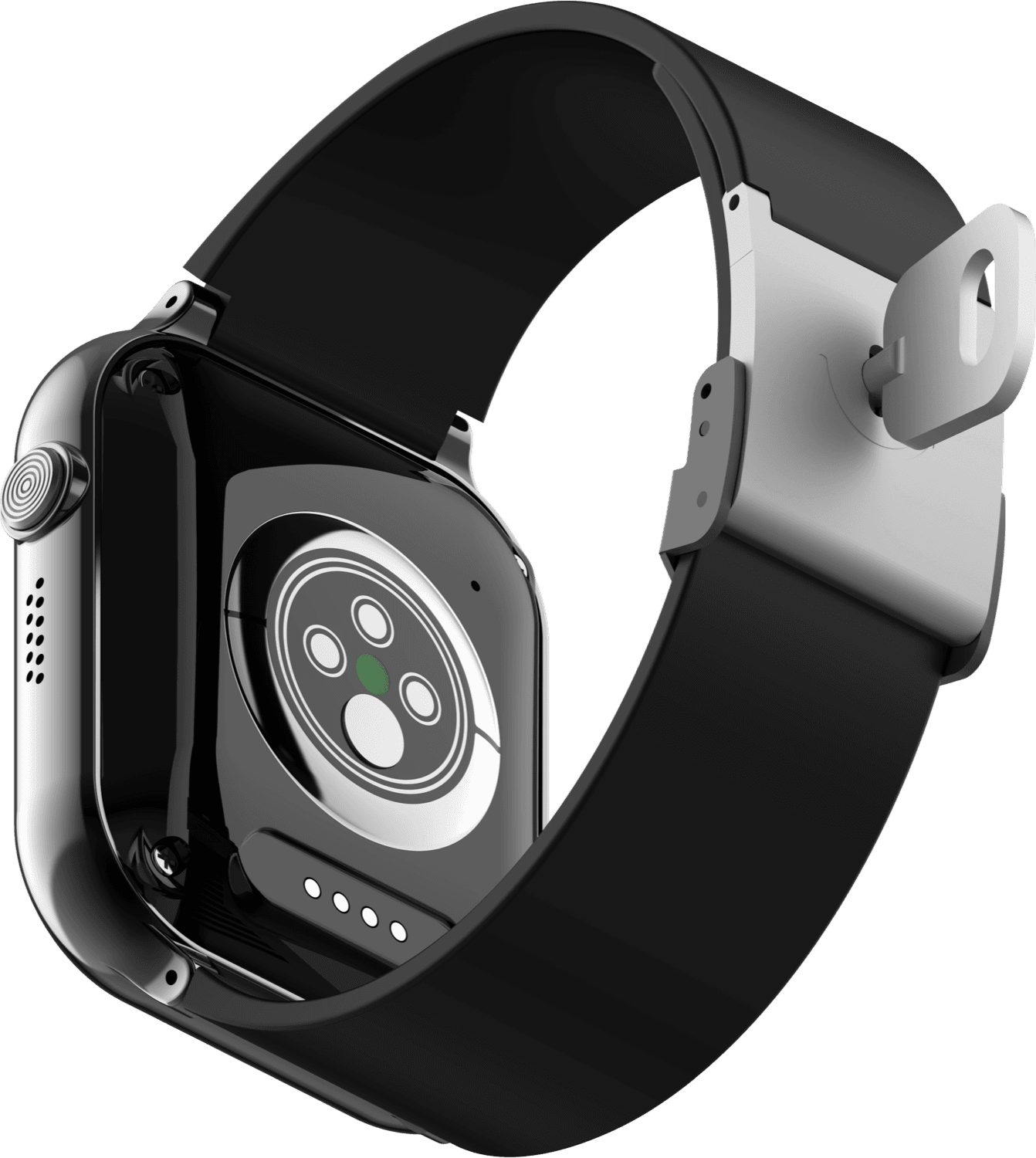 Lockabea clasp and sensor detail
